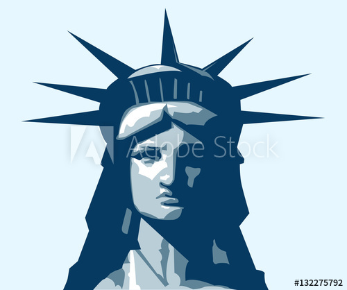 Statue Of Liberty Head Vector at Vectorified.com | Collection of Statue ...