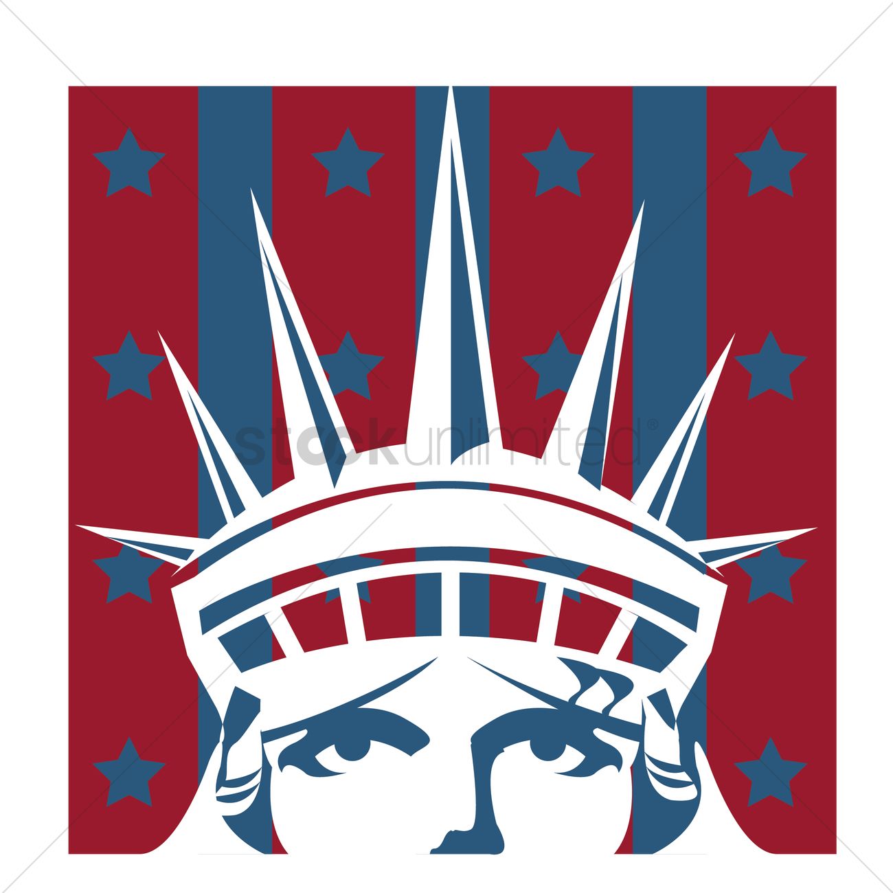 1300x1300 Statue Of Liberty Head Vector Image