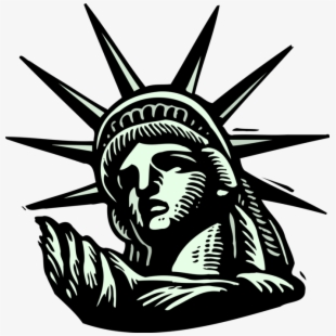310x310 Vector Illustration Of Statue Of Liberty Colossal Neoclassical