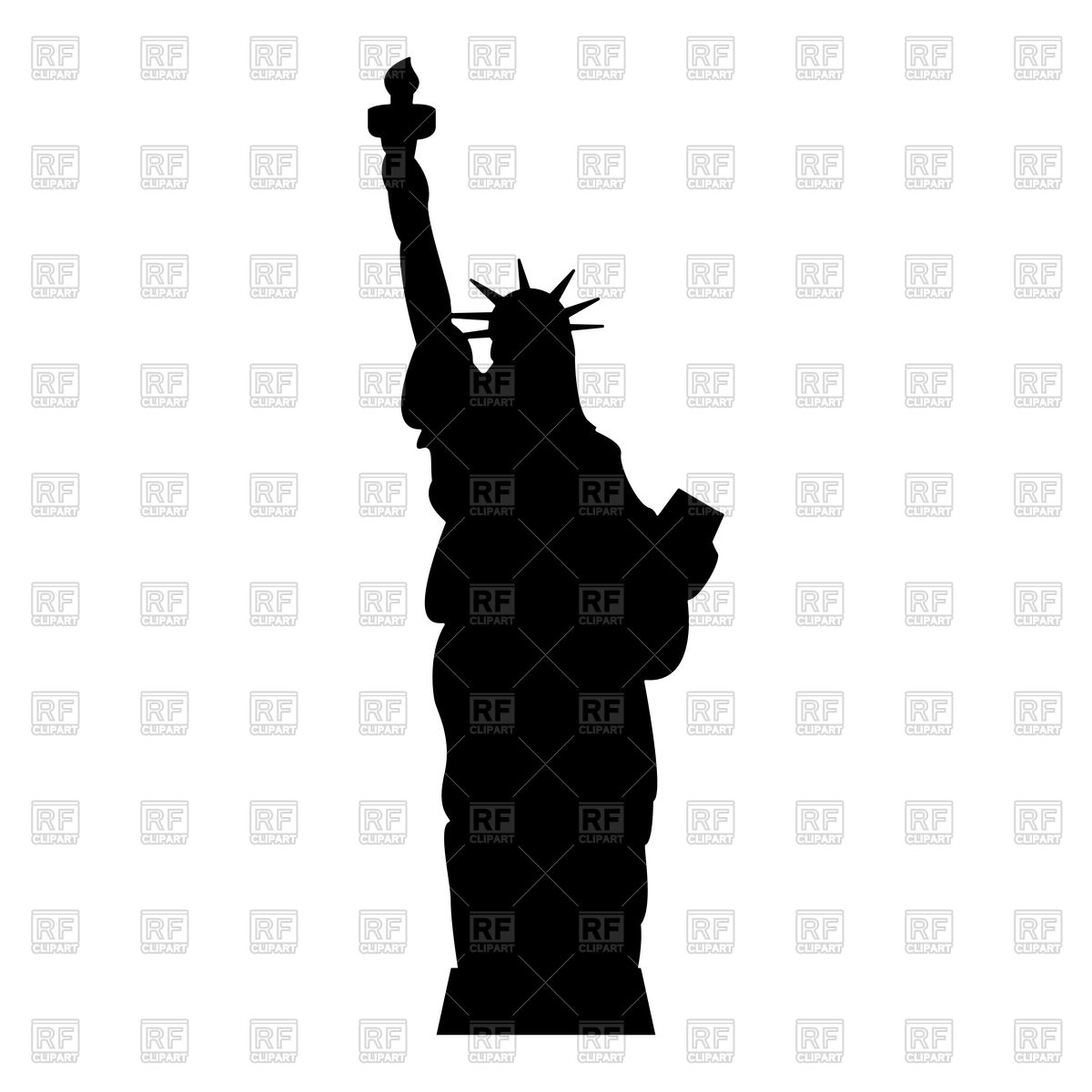 Silhouette Of Statue Of Liberty Vector Image Of Signs, Symbols 1200x1200 Silhouette Of Statue Of Liberty Vector Image Of Signs, Symbols