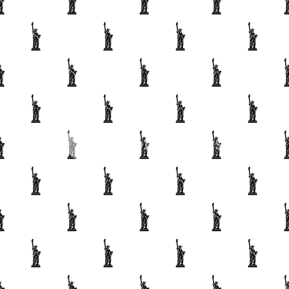 Statue Of Liberty Pattern Simple Illustration Of Statue 1000x1000 Statue Of Liberty Pattern Simple Illustration Of Statue