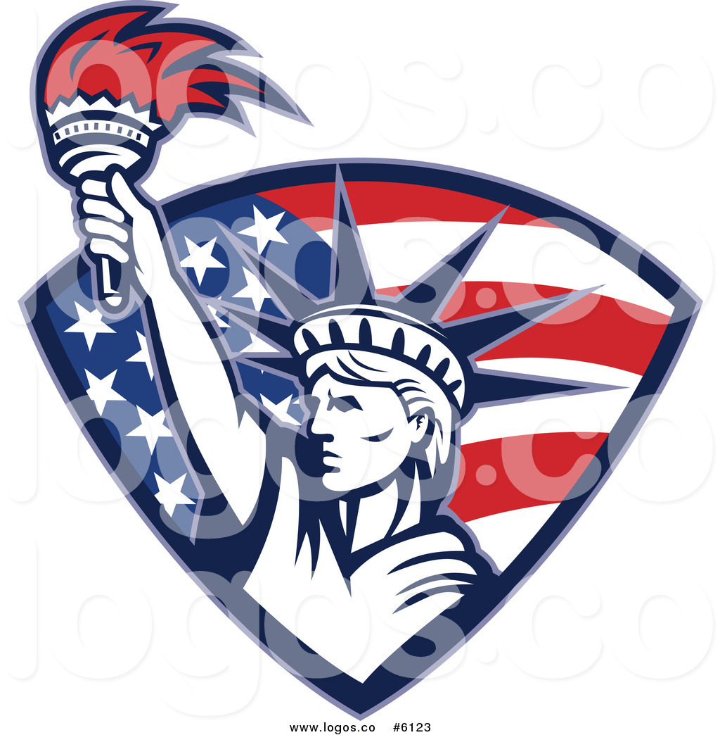 1024x1044 Royalty Free Clip Art Vector Logo Of A Statue Of Liberty Holding