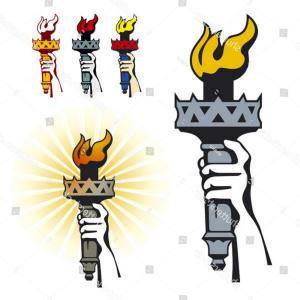 300x300 Statue Of Liberty With Torch Vector Hoodamathrun