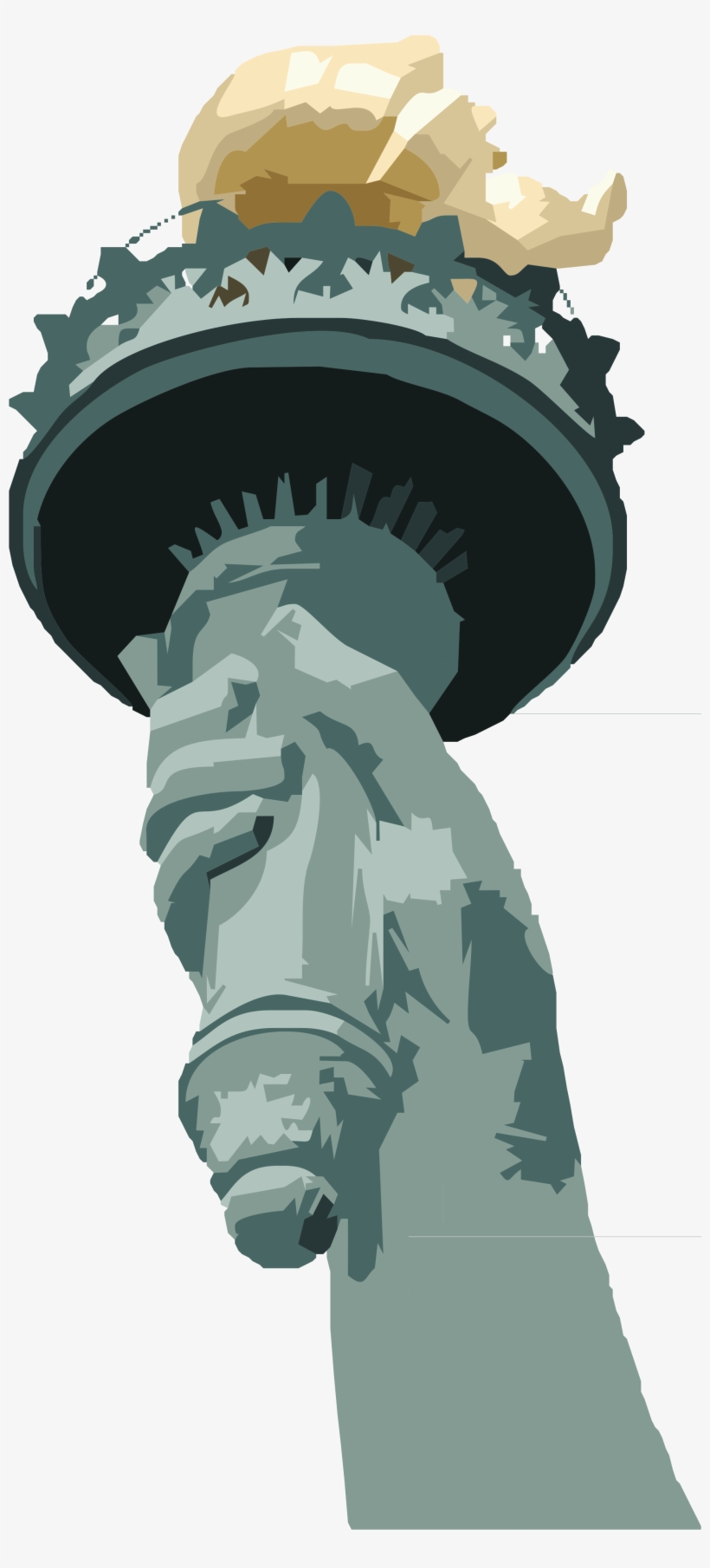 Statue Of Liberty Torch Vector at Collection of