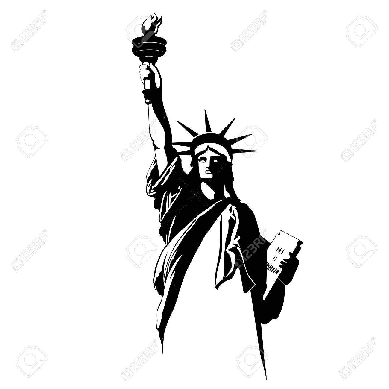 1300x1300 Statue Of Liberty Vector
