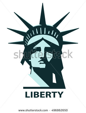 360x470 Statue Of Liberty Face Silhouette