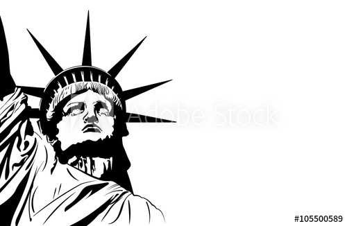 500x326 Statue Of Liberty Vector