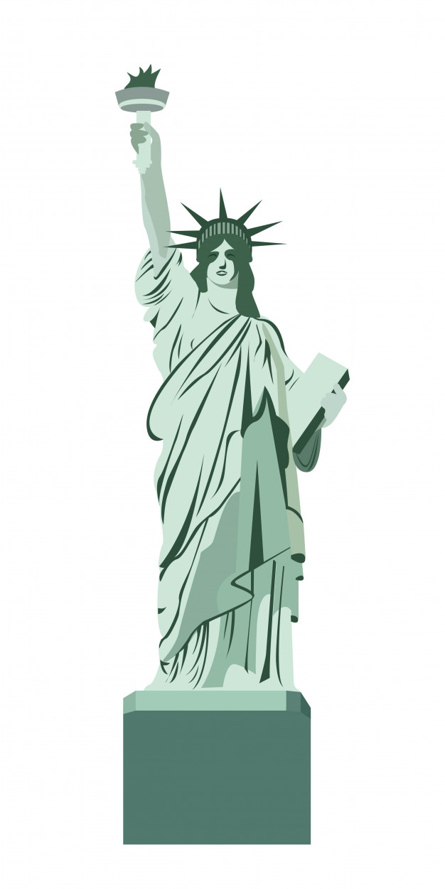 626x1251 Statue Of Liberty Vector Design Vector Premium Download