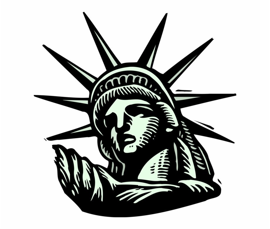 920x780 Vector Illustration Of Statue Of Liberty Colossal Neoclassical
