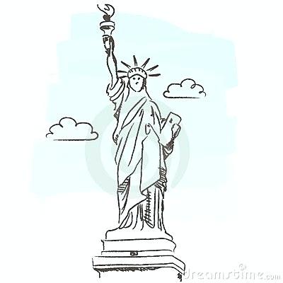 400x400 How To Draw The Statue Of Liberty