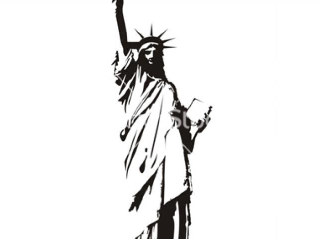 640x480 Statue Of Liberty Vector