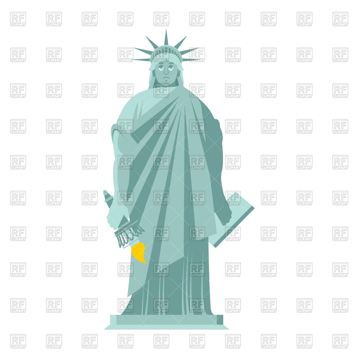 1200x1200 Sad Statue Of Liberty Vector Image Of Architecture, Buildings