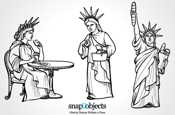 600x395 Statue Of Liberty Vector Free Download Free Vector Art Free