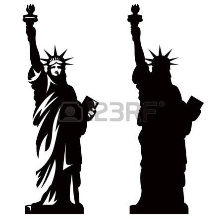 450x450 Statue Of Liberty Vector Statue Of Liberty New York Landmark