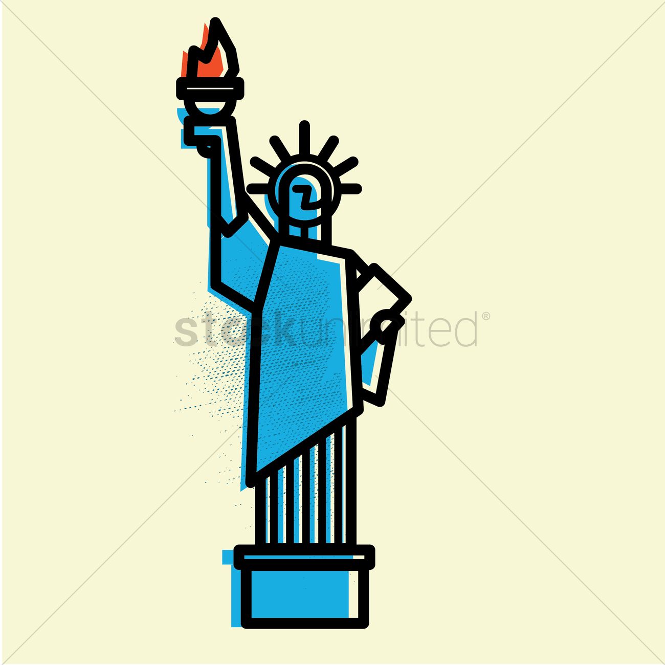 1300x1300 Free Statue Of Liberty Vector Image