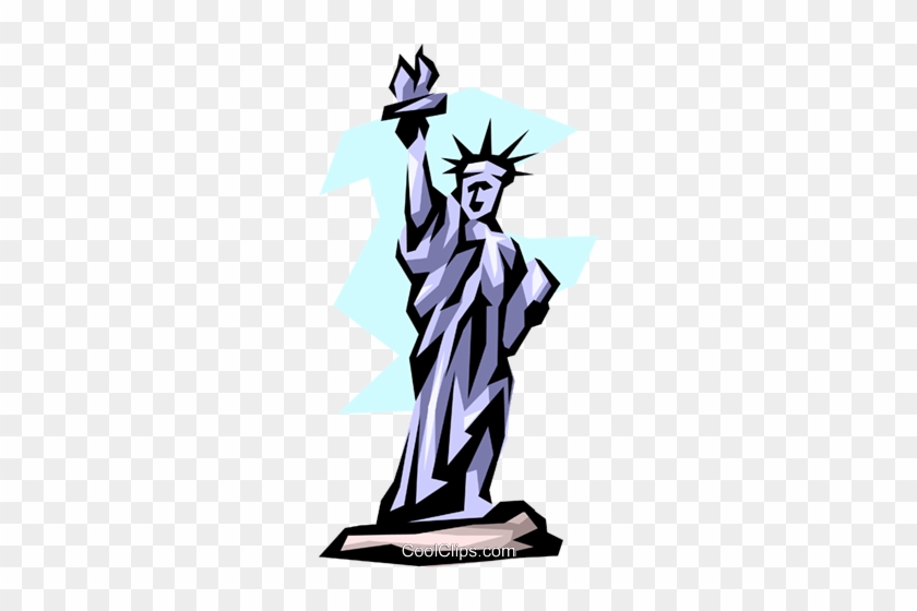 840x560 Statue Of Liberty Royalty Free Vector Clip Art Illustration