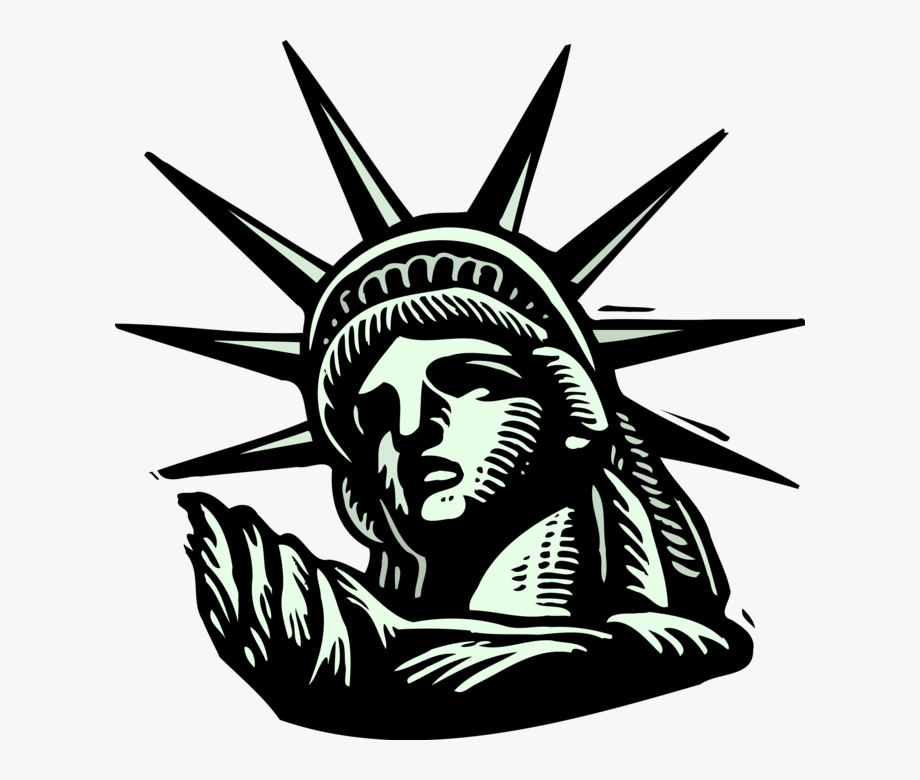 920x780 Vector Illustration Of Statue Of Liberty Colossal Neoclassical
