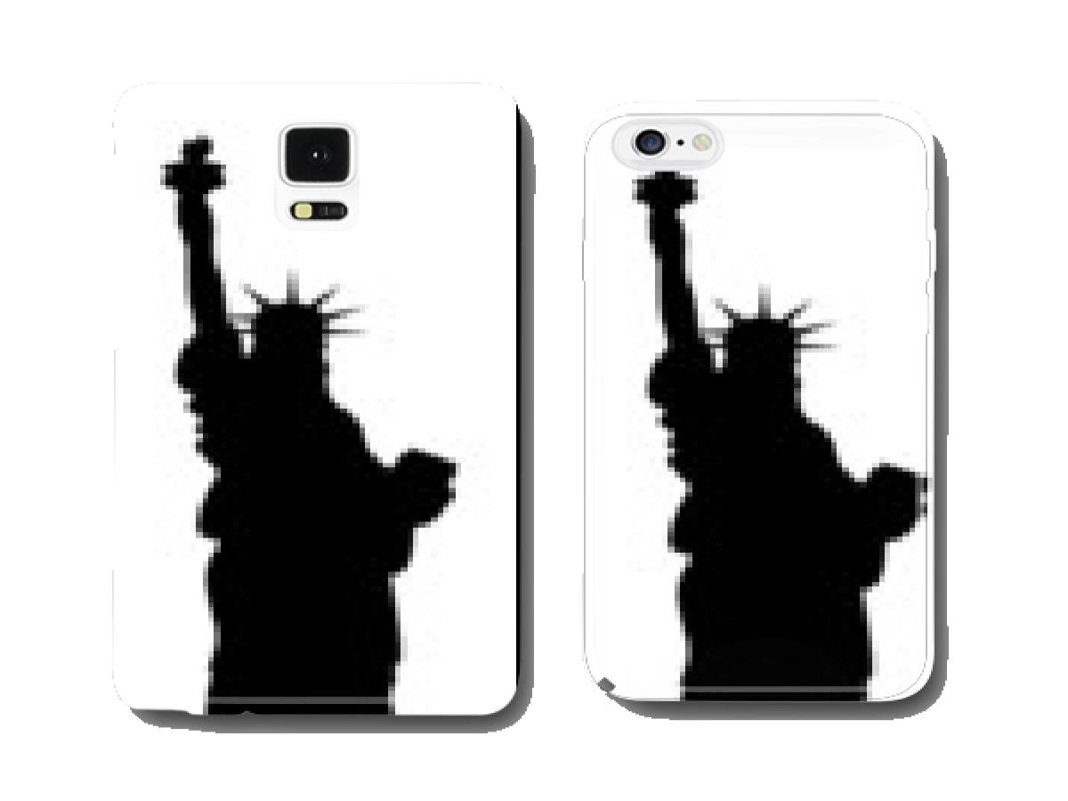 1200x900 Statue Of Liberty Vector Black Silhouette Mobile Phone Cover Pare