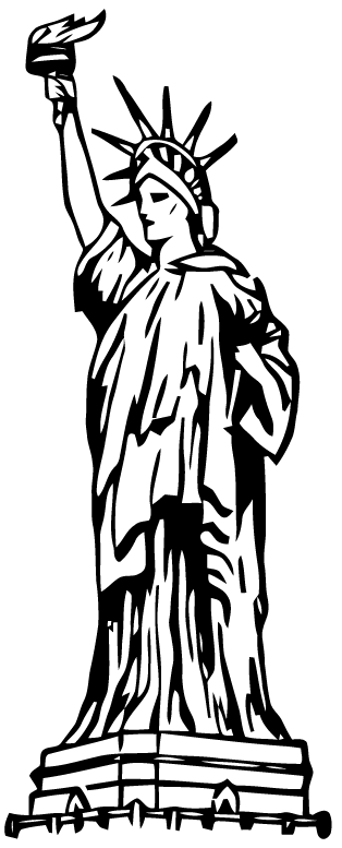 314x777 Free Vector Art Statue Of Liberty Images From Ephemeraphilia