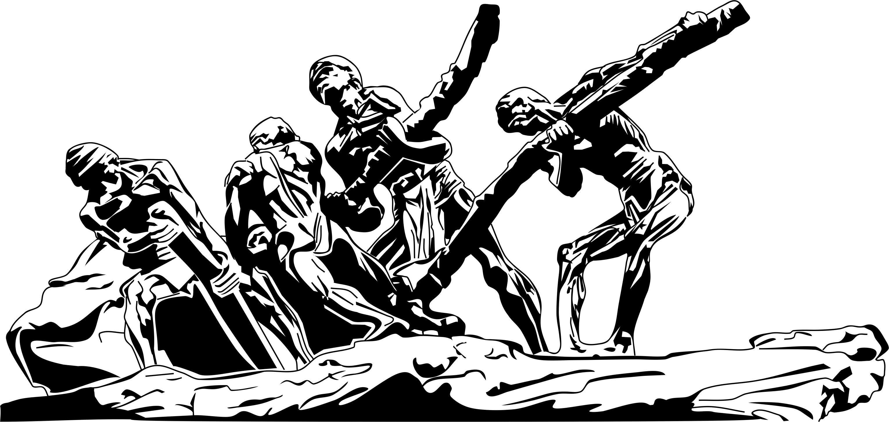 3061x1454 Image Strokes Free Vectors