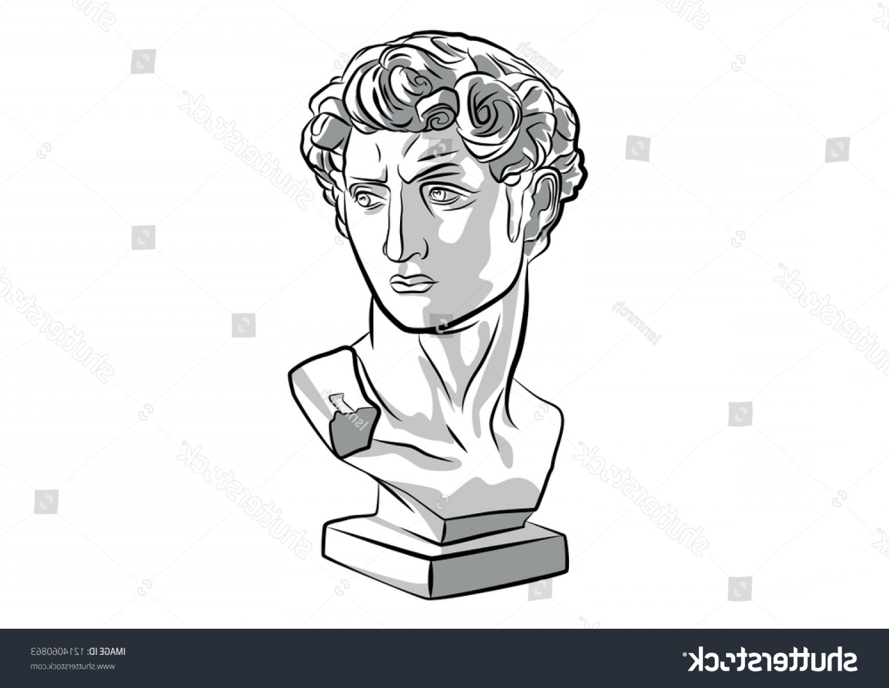 1800x1393 David Statue Vector Lamaison