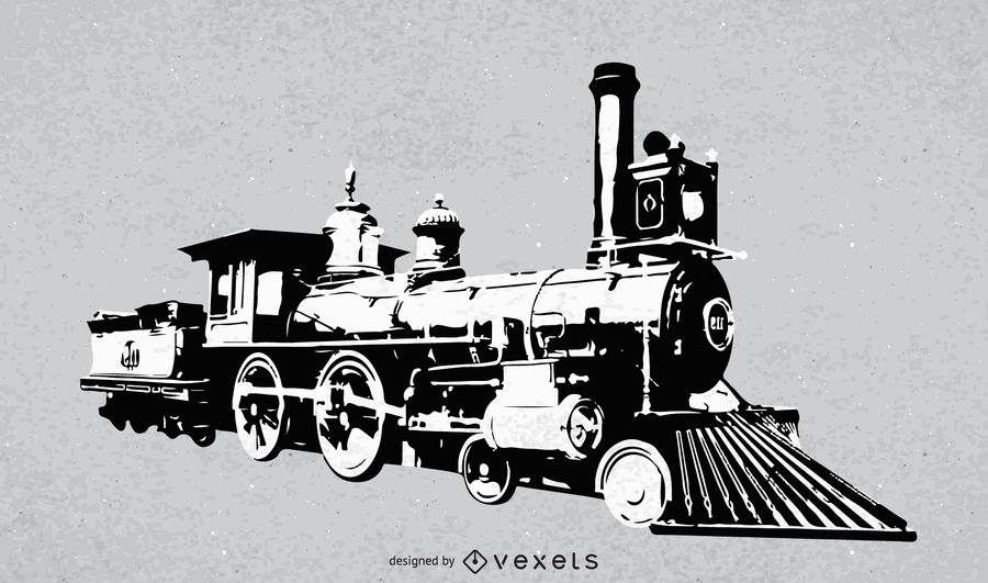 900x531 Locomotive Vector