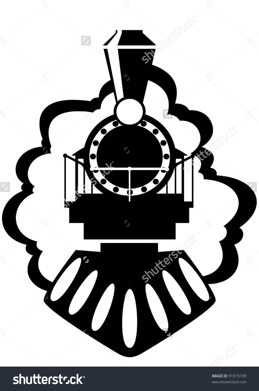 1061x1600 Steam Engine Vector Clip Art