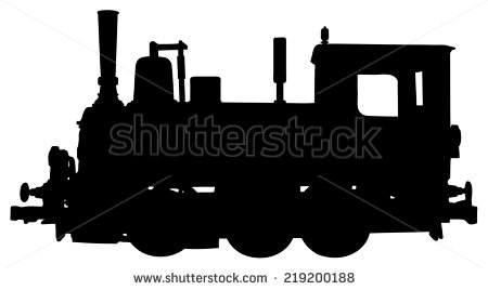 450x268 Steam Train Silhouette Vector