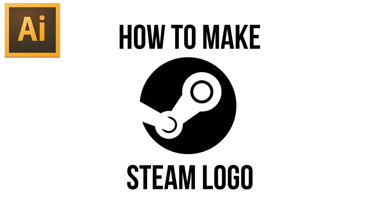 1280x720 Free Vector How To Create Steam Logo Adobe Illustrator
