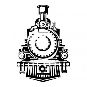 300x300 Steam Train Train Front View Vintage Cultracing