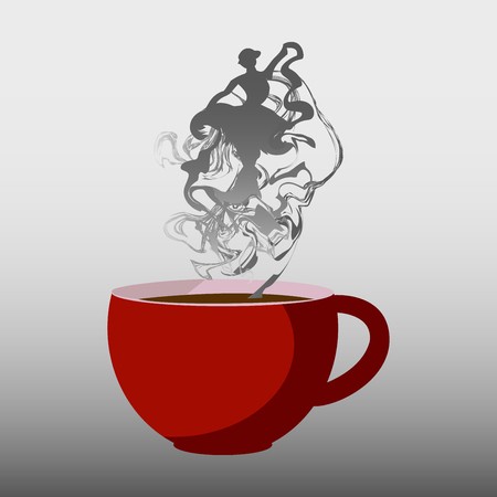 Perfect Red Cup Of Coffee With Steam Vector Illustration 450x450 Perfect Red Cup Of Coffee With Steam Vector Illustration