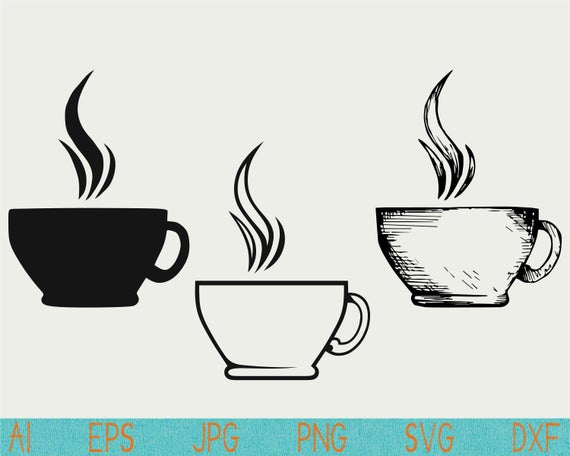 Tea Cup Svgcup Svgcup Of Teasilhouettesteamvector Etsy 570x456 Tea Cup Svgcup Svgcup Of Teasilhouettesteamvector Etsy