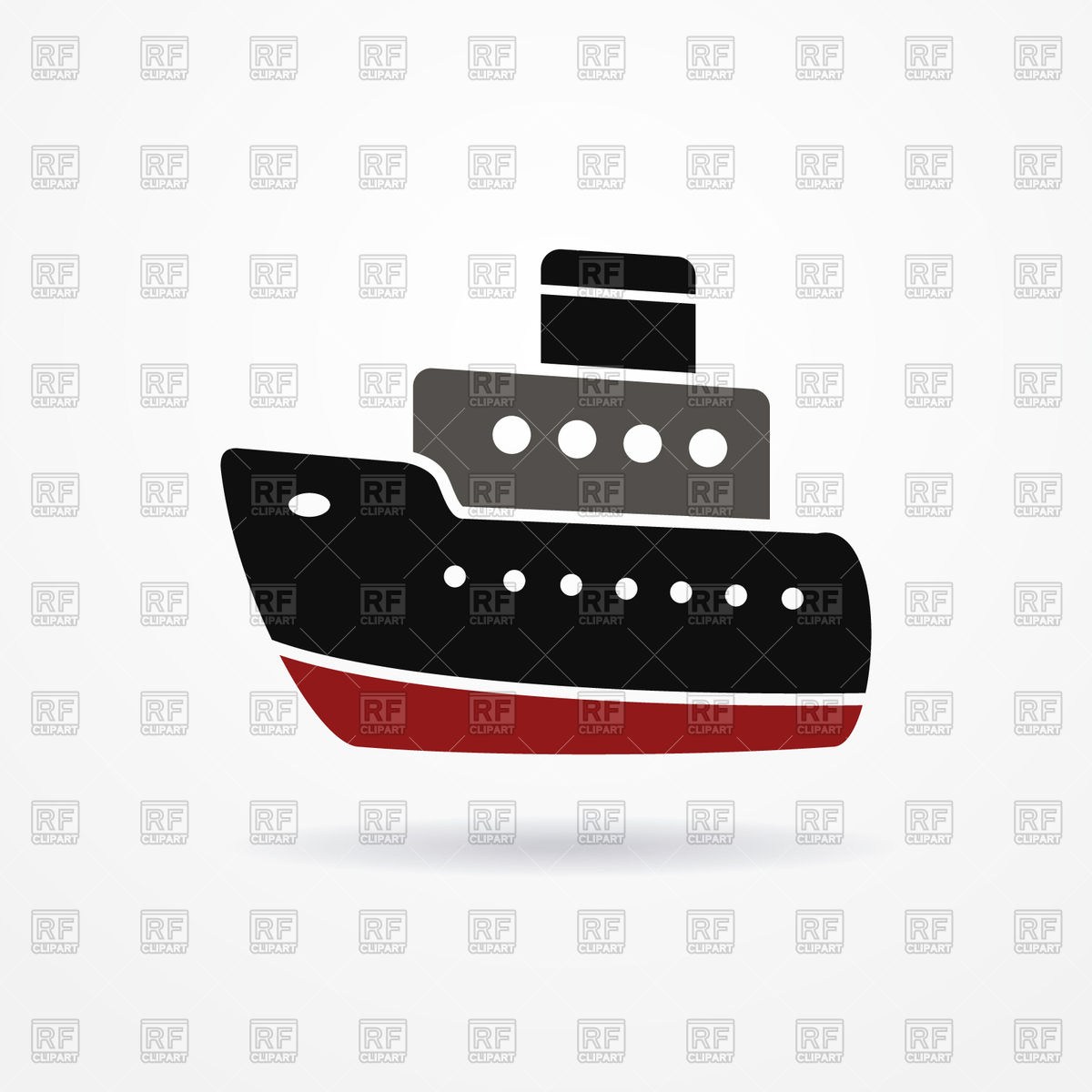 1200x1200 Cute Cartoon Steamship