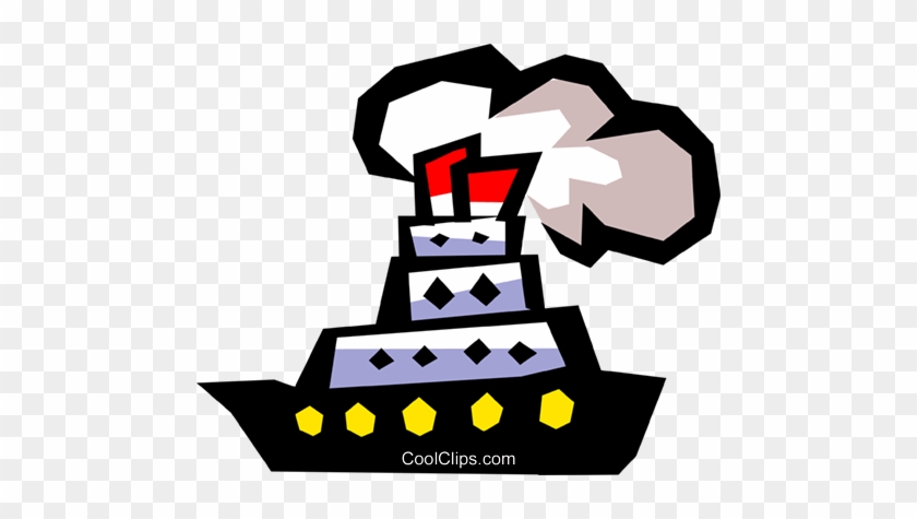 840x475 Steamboat Royalty Free Vector Clip Art Illustration