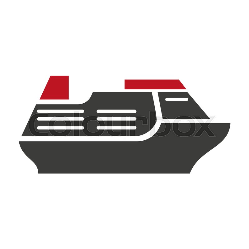 800x800 Steamboat Logotype Silhouette Vector Stock Vector Colourbox