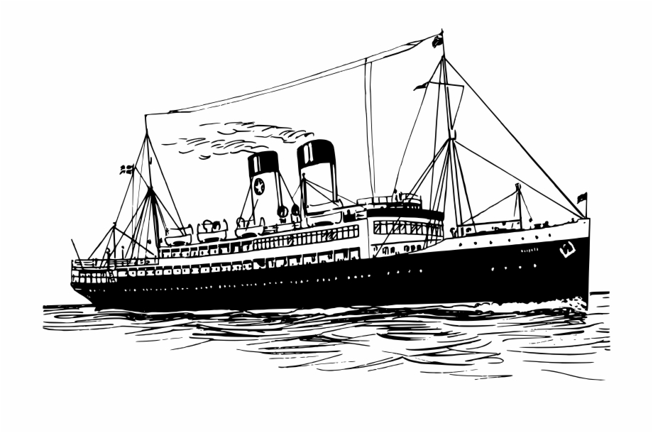 920x610 Collection Of Free Ship Vector Steamship
