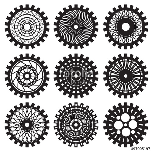 500x500 The Steampunk Gears Stock Image And Royalty Free Vector
