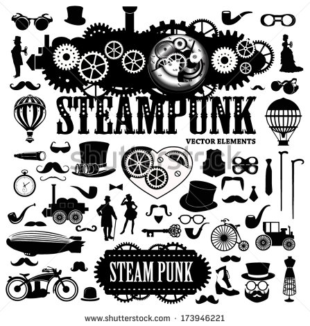 Steampunk Vector at Vectorified.com | Collection of Steampunk Vector ...