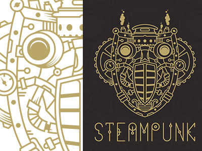 400x300 Steampunk Design Process Illustrator + Free Vector