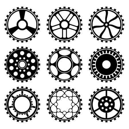 450x450 Gears Set In The Style Of Steampunk Vector Royalty Free Vector