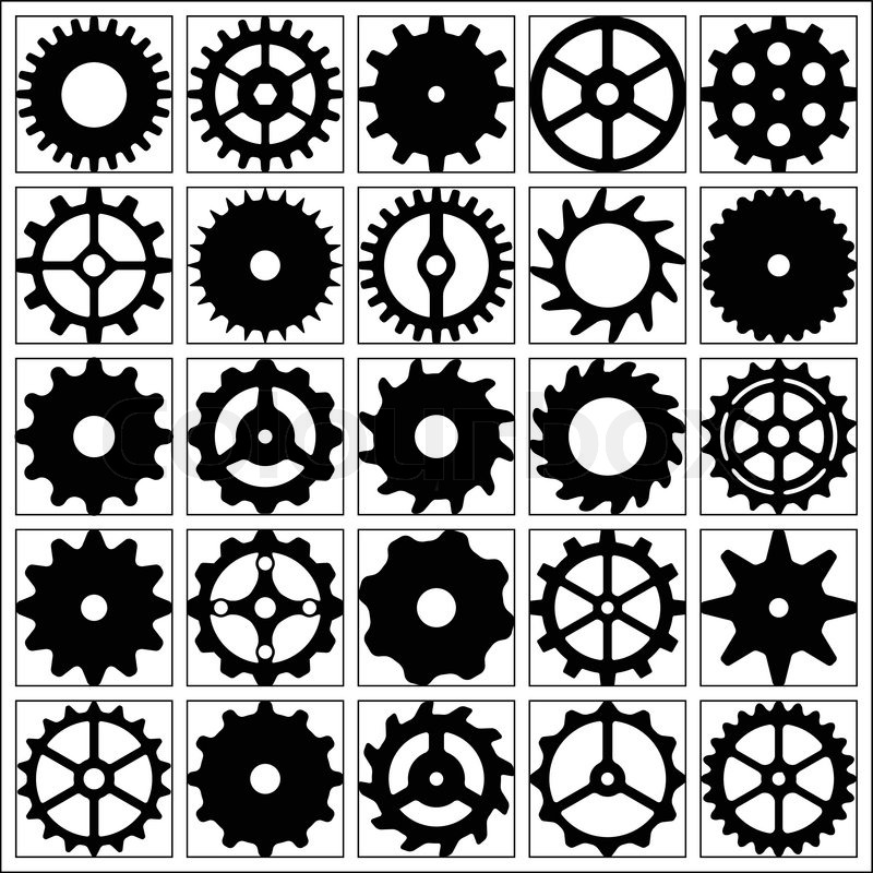 800x800 Steampunk Gears Free Vector Art Images