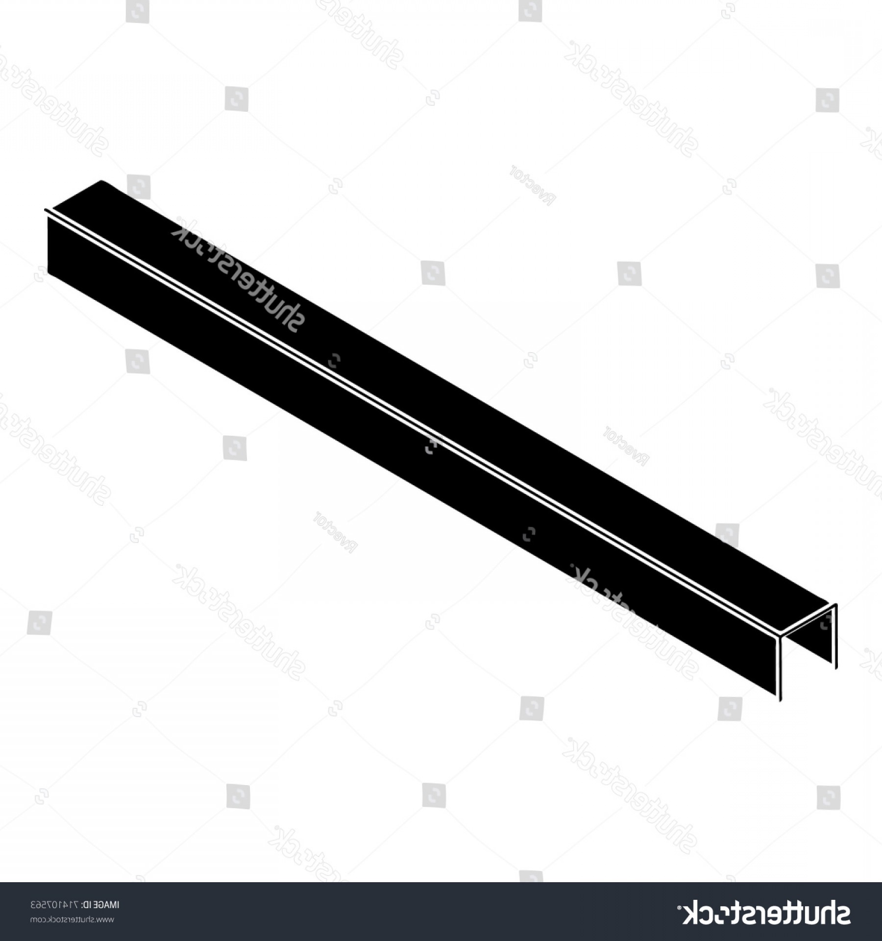 1800x1920 Steel Beam Icon Simple Illustration Vector Handandbeak