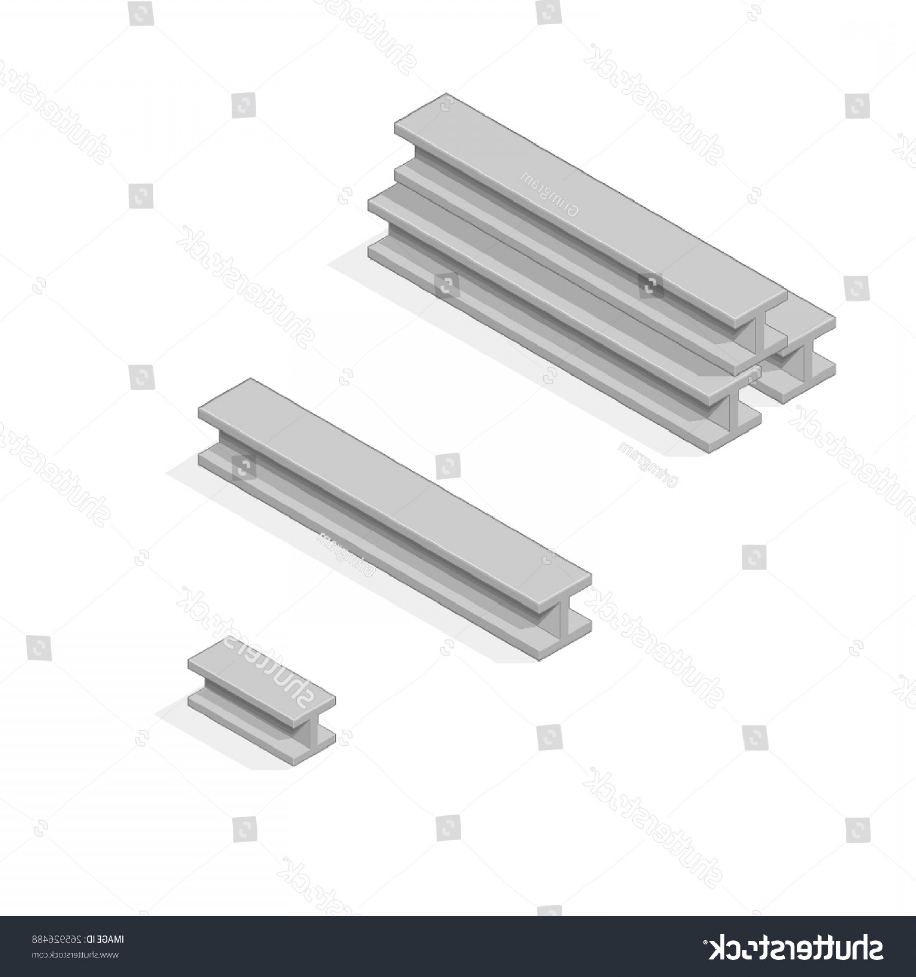1800x1920 Vector Illustration Steel Construction Girders Iron Handandbeak
