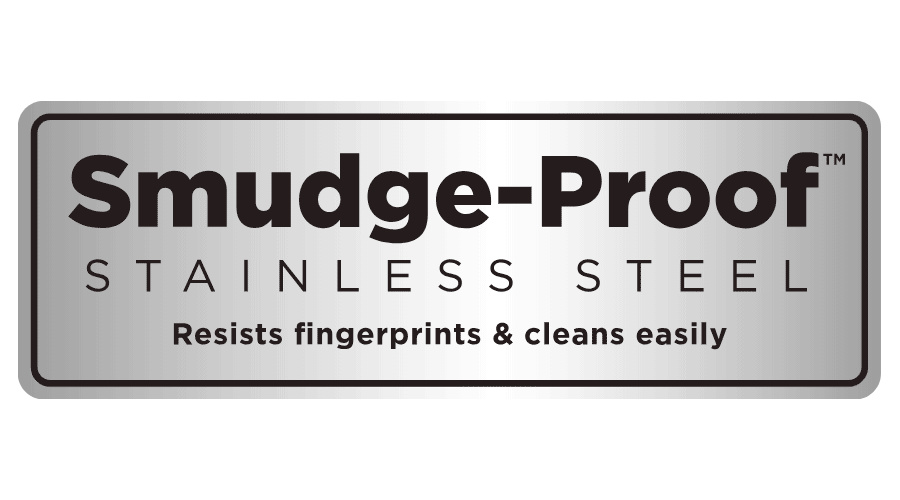 900x500 Smudge Proof Stainless Steel Vector Logo