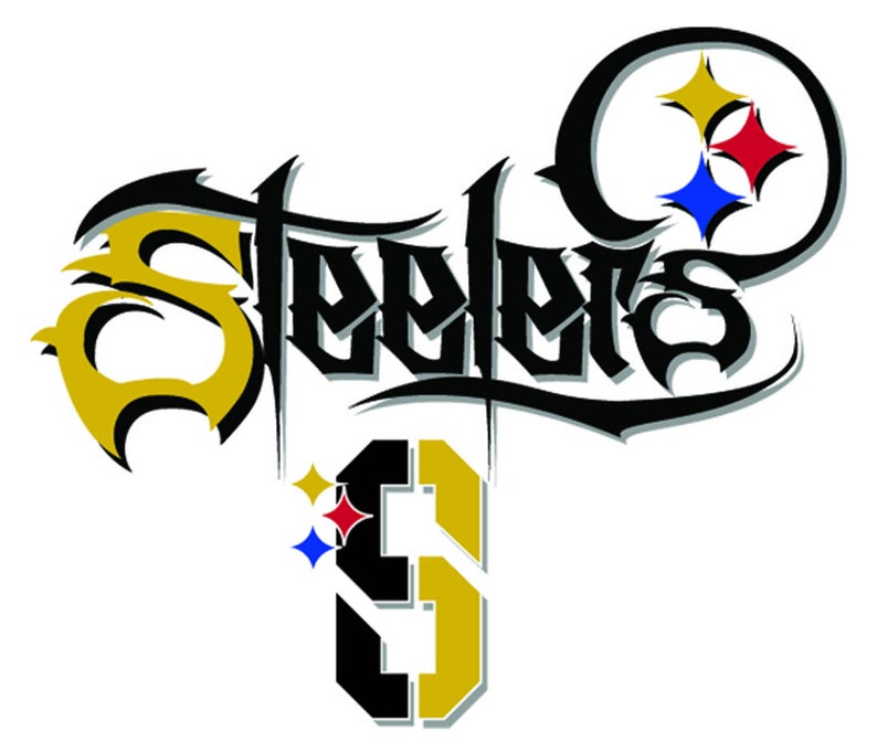 794x682 Steelers Vector Lettering Etsy