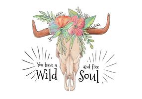 286x200 Cow Skull Free Vector Art