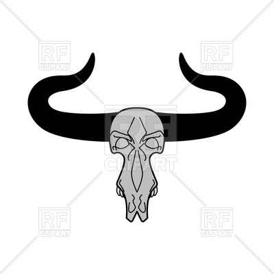 400x400 Skull Of Cow Vector Image Of Plants And Animals Popaukropa