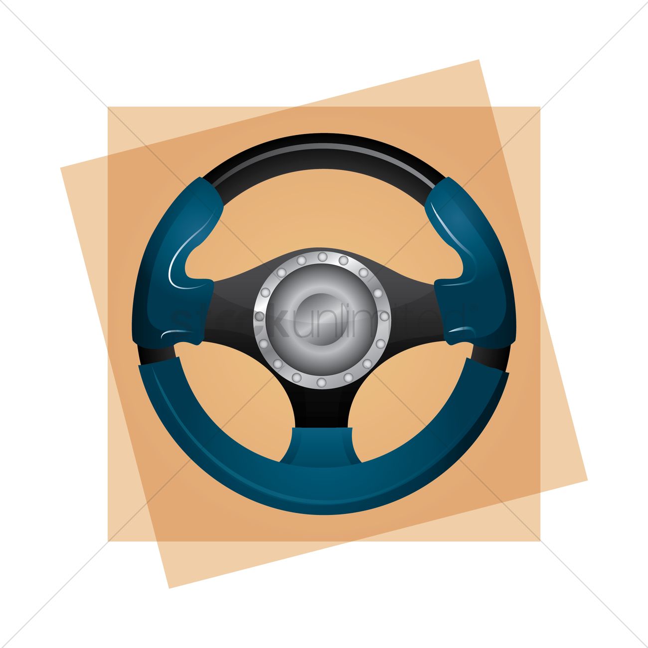 1300x1300 Car Steering Vector Image