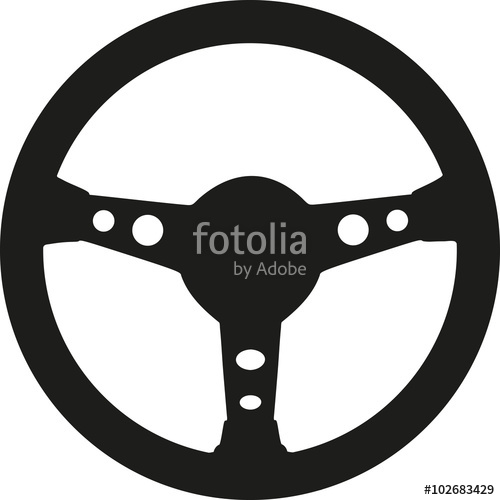 500x500 Racing Steering Wheel Stock Image And Royalty Free Vector