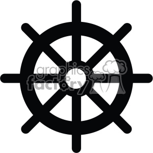 300x300 Ship Steering Wheel Vector Icon Clipart Royalty Free Gif